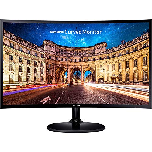 Samsung CF390 Series 27 inch FHD 1920x1080 Curved Desktop Monitor for Business, HDMI, VGA, VESA mountable, 3-Year Warranty, TAA (C27F390FHN), Black -