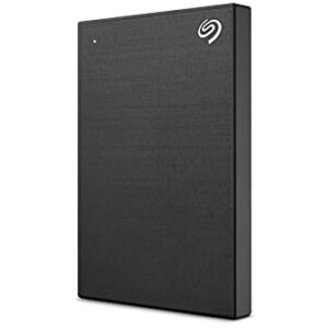 Seagate Backup Plus Slim STHN2000400 2 TB Portable Hard Drive - External - Black -