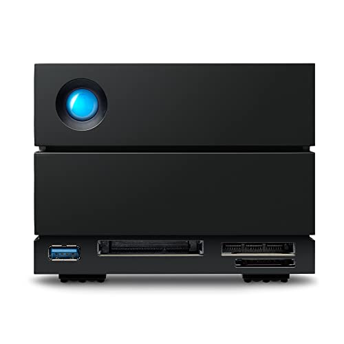 LaCie 2big Dock 40TB External HDD - Thunderbolt and USB4 Compatibility, Data Recovery (STLG40000400) -