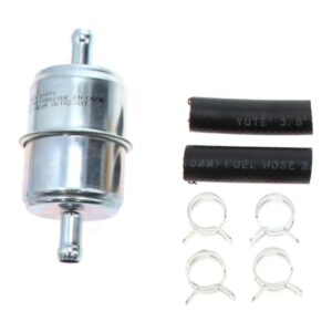 WIX 33033 Universal In-Line Fuel Filter with 3/8â€ Clamp-On Inlet/Outlet, Max Pressure 60-PSI -