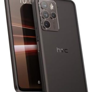 HTC U23 Pro 5G Dual 256GB 8GB RAM Factory Unlocked (GSM Only | No CDMA - not Compatible with Verizon/Sprint) NGP Wireless Charger Included, Global Version, Mobile Cell Phone – Black -