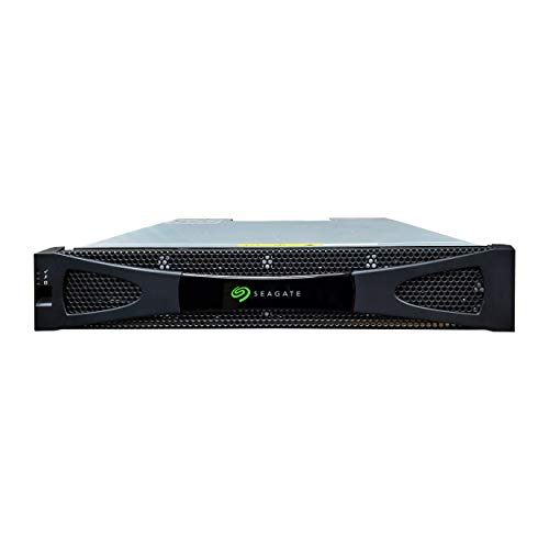 Seagate Exos X 2U12 12 Bay SAN Storage Array Rack Mountable 2U with Dual 10Gb/s iSCSI Controllers, 192TB 7.2K SAS Hard Drives (Renewed) -
