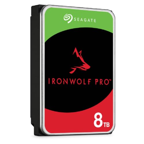Seagate IronWolf Pro ST8000NT001 Internal Hard Drive 8 TB 7200 RPM 256 MB 3.5" Serial ATA III -