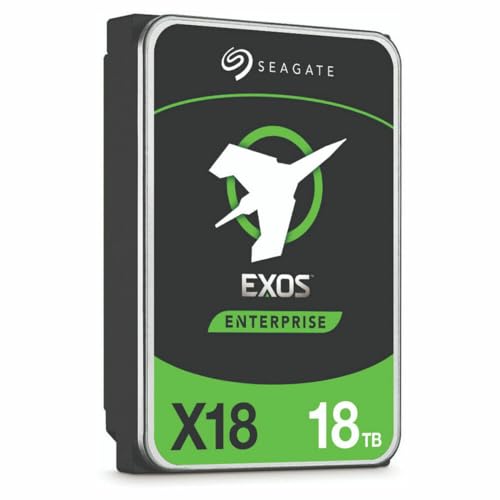Seagate Enterprise ST18000NM004J Internal Hard Drive 3.5" 18TB 7.2K RPM SAS 12Gb/s for Servers *Desktop PC's Not Supported*(Renewed) -