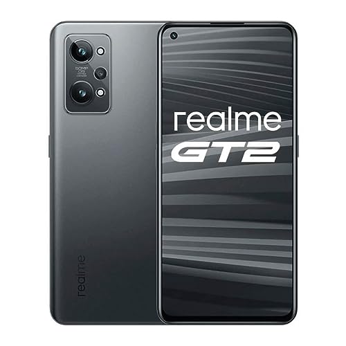 realme GT2 Dual-SIM 128GB ROM + 8GB RAM (GSM | CDMA) Factory Unlocked 5G Smartphone (Steel Black) - International Version -
