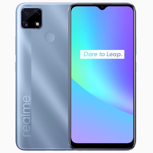 realme C25s Dual-SIM 64GB ROM + 4GB RAM (GSM Only | No CDMA) Factory Unlocked 4G/LTE Smartphone (Water Blue) - International Version -
