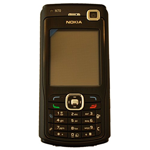 Nokia N70-1 Network Unlocked 3G (GSM only, No CDMA) Cell Phone - International Version with No Warranty (Black) -