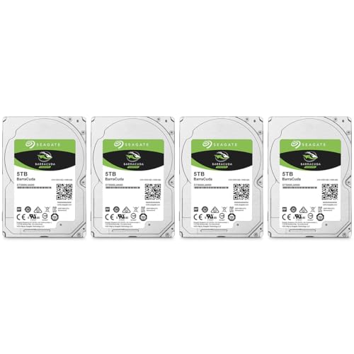 Seagate Barracuda SATA III 2.5" Internal Laptop Hard Drive, 7200 RPM - 1TB, 4-Pack -