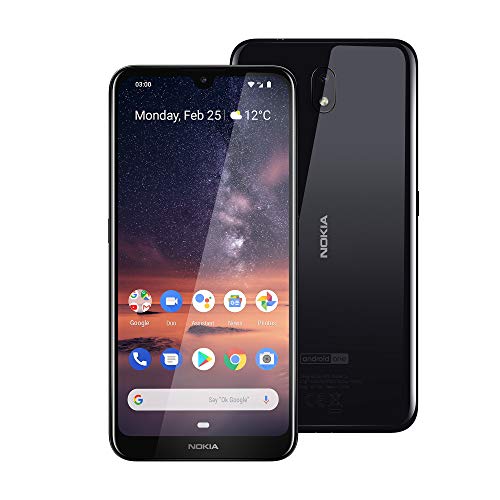 Nokia 3.2 Single-SIM 16GB ROM + 2GB RAM (GSM Only | No CDMA) Factory Unlocked 4G/LTE Smartphone (Black)-International Version -