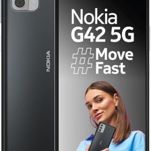 Nokia G42 Dual-SIM 256GB ROM + 8GB RAM (Only GSM | No CDMA) Factory Unlocked 5G Smartphone (So Grey) - International Version -