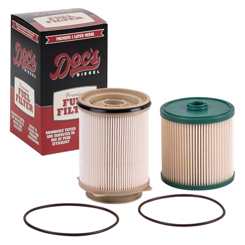 Doc's Diesel Fuel/Water Separator DGF430+DGF401 | Compatible with RAM 6.7L Cummins 2500, 3500, 4500, 5500 2019-2024 | Replaces 68157291AA, 68436631AA -