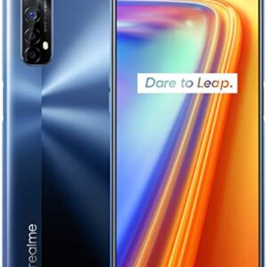 realme 7 Dual-SIM 64GB ROM + 4GB RAM (GSM Only | No CDMA) Factory Unlocked 4G/LTE Smartphone (Mist Blue) - International Version -