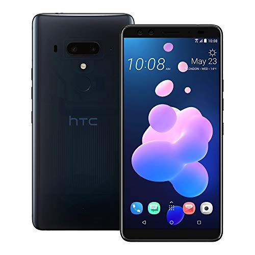 HTC U12 Plus (2Q55100) 6.0 inchs with 6GB RAM / 128GB Storage, (GSM ONLY, NO CDMA) Factory Unlocked International Version No-Warranty Cell Phone (Translucent Blue) -