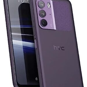 HTC U23 5G Dual 128GB ROM 8GB RAM Factory Unlocked (GSM Only | No CDMA - not Compatible with Verizon/Sprint) NGP Wireless Charger Included, Global Smartphone Mobile Cell – Purple -