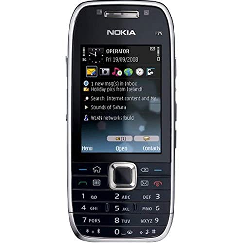 Nokia E75-1 50MB Qwerty Factory Unlocked 3G (Silver) - International Version -