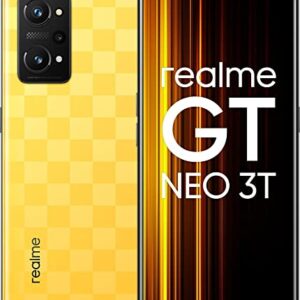 realme GT Neo 3T Dual-SIM 128GB ROM + 6GB RAM (GSM Only | No CDMA) Factory Unlocked 5G Smartphone (Dash Yellow) - International Version -