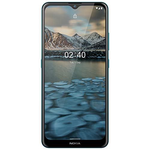 Nokia 2.4 Dual-SIM 64GB ROM + 3GB RAM (GSM Only | No CDMA) Factory Unlocked 4G/LTE Smartphone (Fjord Blue) - International Version -