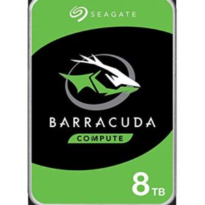 Seagate BarraCuda Internal Hard Drive 8TB SATA 6Gb/s 256MB Cache 3.5-Inch (ST8000DM004),Mechanical Hard Disk -