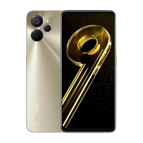 realme 9i Dual-SIM 128GB ROM + 6GB RAM (GSM only | No CDMA) Factory Unlocked 5G Smartphone (Gold) - International Version -