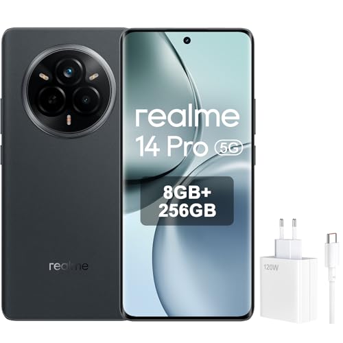 realme 14 Pro Dual-SIM 256GB ROM + 8GB RAM (GSM Only | No CDMA) Factory Unlocked 5G Smartphone (Suede Grey) - International Version -
