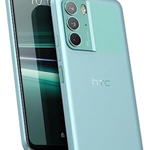 HTC U23 5G Dual 128GB ROM 8GB RAM Factory Unlocked (GSM Only | No CDMA - not Compatible with Verizon/Sprint) NGP Wireless Charger Included, Global Smartphone Mobile Cell – Green -