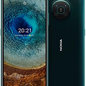 Nokia X10 5G TA-1332 Dual 128GB 6GB RAM Factory Unlocked (GSM Only | No CDMA - not Compatible with Verizon/Sprint) International Version - Forest -
