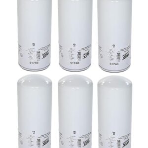 WIX Filters - 51748 Heavy Duty Spin-On Lube Filter, Pack of 6 -