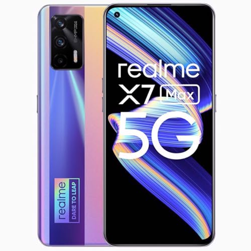 realme X7 Max Dual-SIM 256GB ROM + 12GB RAM (GSM Only | No CDMA) Factory Unlocked 5G Smartphone (Milky Way) - International Version -