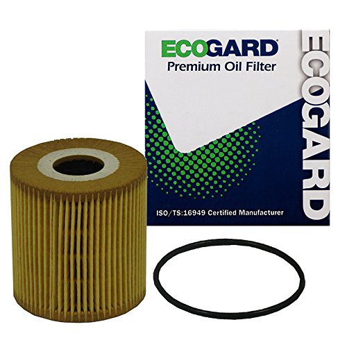 ECOGARD X5315 Premium Cartridge Engine Oil Filter for Conventional Oil Fits Volvo S60 2.5L 2003-2009, V70 2.4L 1999-2007, XC70 2.5L 2003-2007, XC90 2.5L 2003-2006, S60 2.4L 2001-2009 -