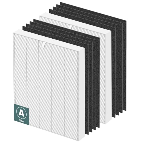 115115 HEPA Replacement Filter A for Winix Plasmawave Air Purifier C535 5300 5300-2 6300 6300-2 P300 AM90 C909 9800,2 x True HEPA Size 21 Filters + 8 x Carbon Pre-Filters -