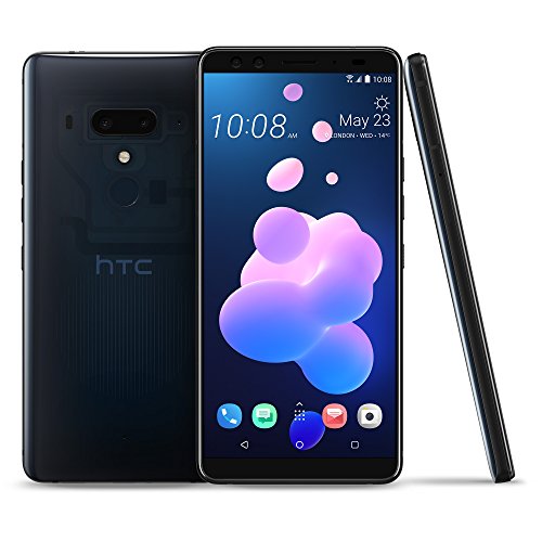 HTC U12+ Factory Unlocked Phone - 6" Screen - 128GB - Translucent Blue (U.S. Warranty) -
