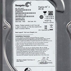 Seagate ST3250412CS, 5VT, WU, PN 9GW141-160, FW CA12, 250GB SATA 3.5 Hard Drive -